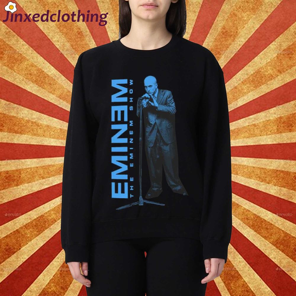 Eminem Slim Shady Clothing Shop Store The Eminem Show On The Mic Tee Shirt Slimshady Merch 